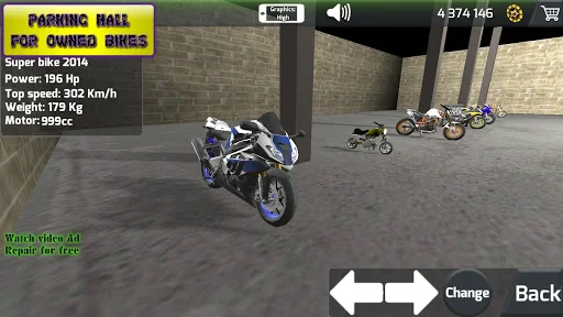 Drag Racing 3D: Pro Bike Tuner screenshot 3