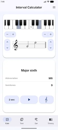 Interval Calculator & Quiz