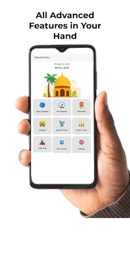 Qibla Direction finder Offline screenshot 1