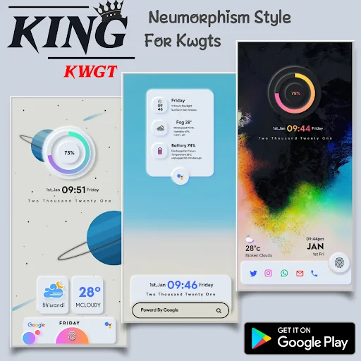 KinG KWGT screenshot 2
