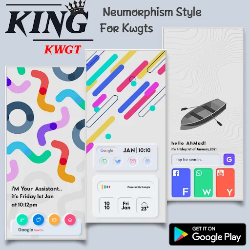 KinG KWGT screenshot 3