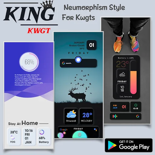 KinG KWGT screenshot 4