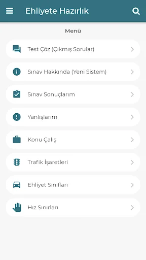 Ehliyet Sınav Soruları 2025