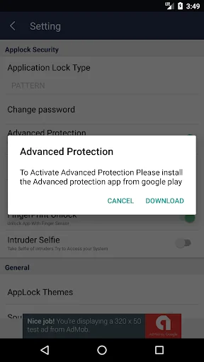 Advanced protection ☞ Calculat