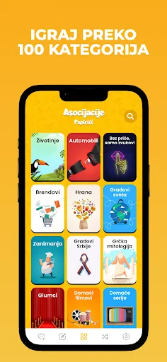 Asocijacije (Papirići) screenshot 2