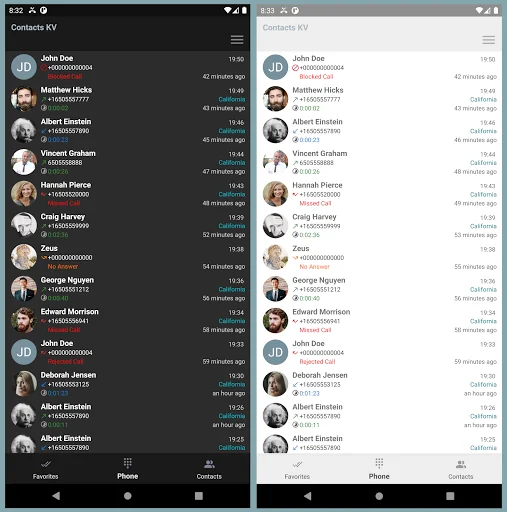 Contacts KV - Phone & Contacts screenshot 3