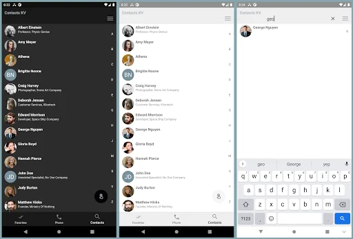 Contacts KV - Phone & Contacts screenshot 4