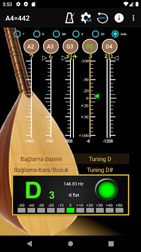 Baglama Tuner - Bağlama / Saz