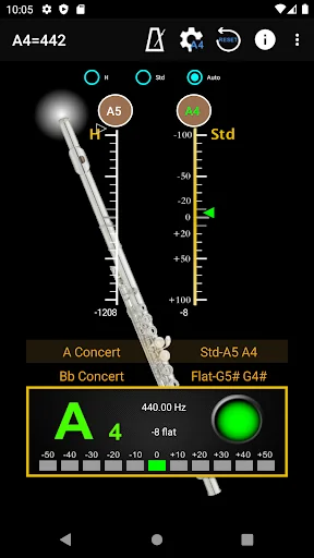 Flute Tuner & Metronome