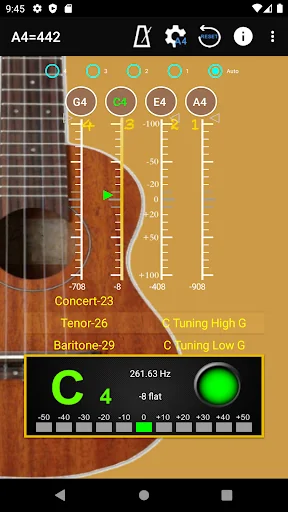 Ukulele Tuner & Metronome screenshot 2