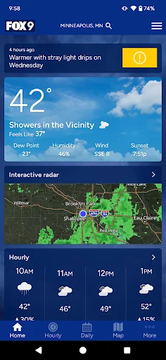 FOX 9 Weather – Radar & Alerts screenshot 1