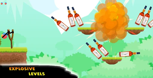 Knock Down Bottles: Slingshot screenshot 3