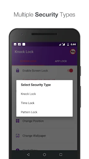 Knock lock screen - Applock screenshot 4