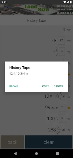 Feet&Inches Calculator screenshot 4