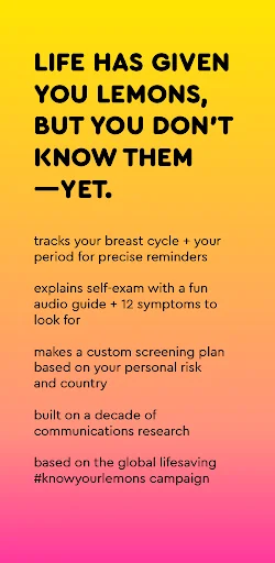Know Your Lemons - Self Exam