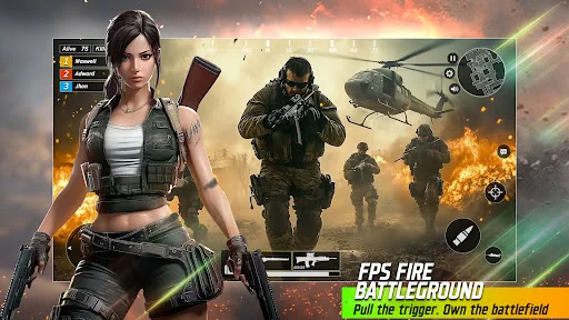 Fps Fire Battleground Offline screenshot 4
