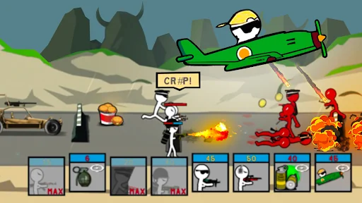 Stick Man Trenches: World War screenshot 3