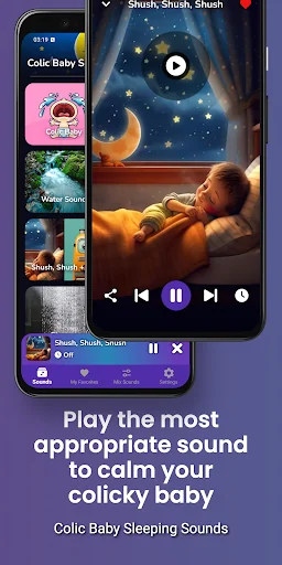 Colic Baby Sleeping Sounds