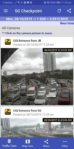 Singapore Checkpoint Traffic screenshot 3