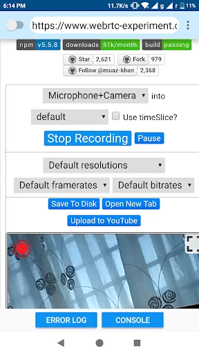 JIDE | JS Console & Inspect El screenshot 2