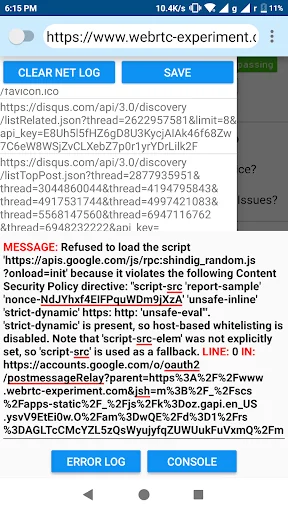 JIDE | JS Console & Inspect El screenshot 4