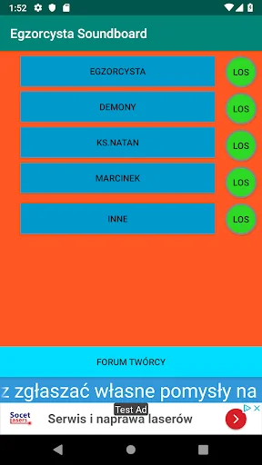 Egzorcysta Soundboard