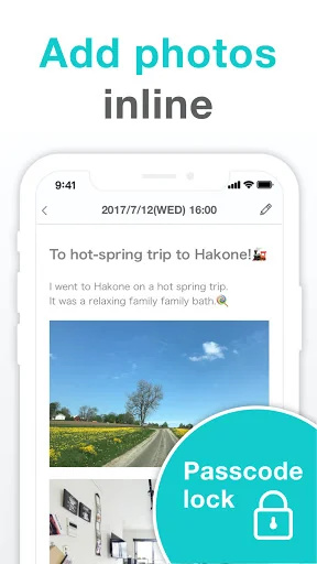 Simple Diary - journal w/ lock screenshot 2