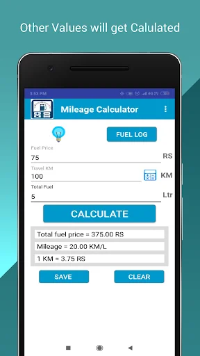 Mileage Calculator - Fuel Calc screenshot 2