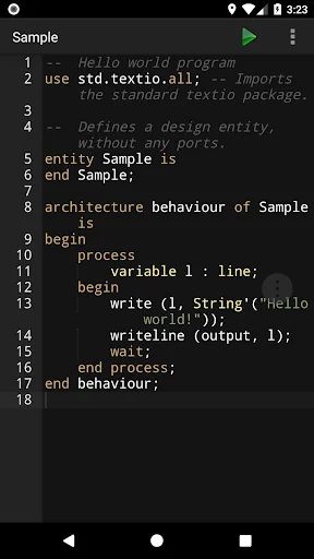 VHDL Programming Compiler