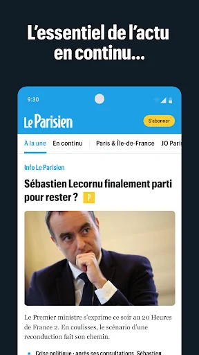 Le Parisien : l'info en direct screenshot 1