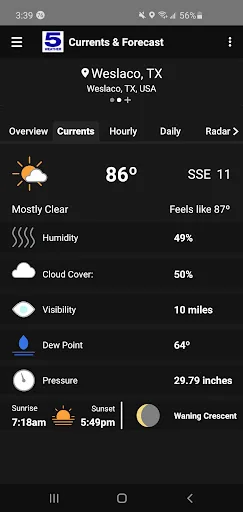 KRGV FIRST WARN 5 Weather screenshot 3