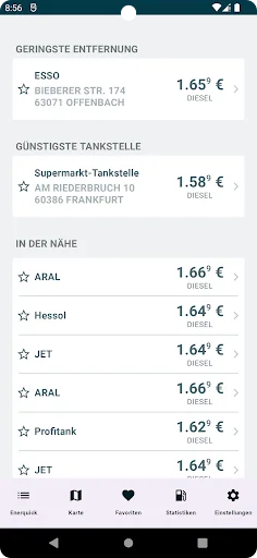 enerQuick  - smarte Tanken App
