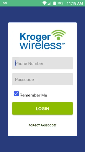 Kroger Wireless My Account screenshot 1