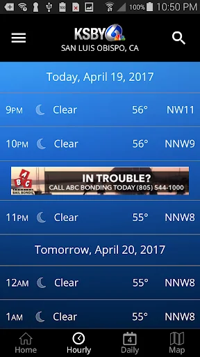 KSBY Microclimate Weather screenshot 2