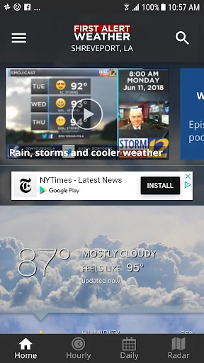 KSLA First Alert Weather screenshot 1