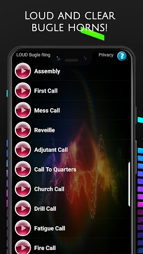 LOUD Bugle Ringtones screenshot 1
