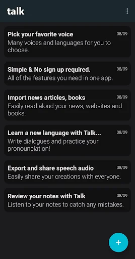 Talk: Text to Voice screenshot 2