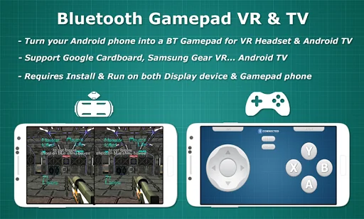 Bluetooth Gamepad VR & Tablet screenshot 1