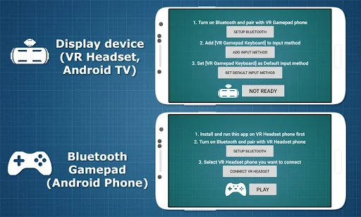 Bluetooth Gamepad VR & Tablet screenshot 3