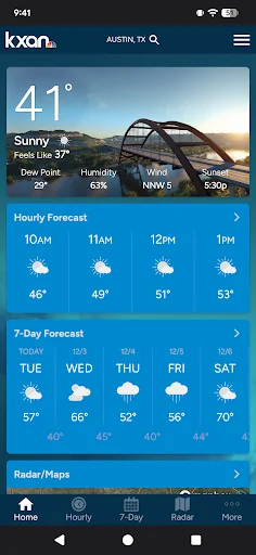 KXAN Weather screenshot 1
