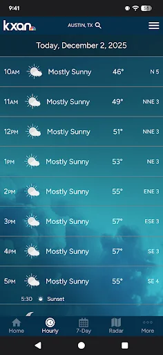 KXAN Weather screenshot 2