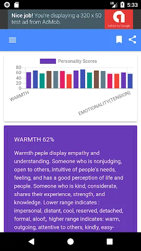Personality Leaning Test screenshot 3