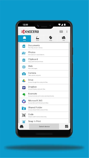 KYOCERA Mobile Print screenshot 1