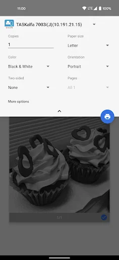 KYOCERA Print Service Plugin screenshot 1