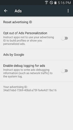 AAID - Find your Google Advert screenshot 2
