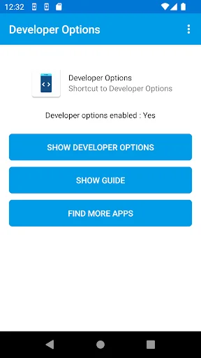 Developer Options