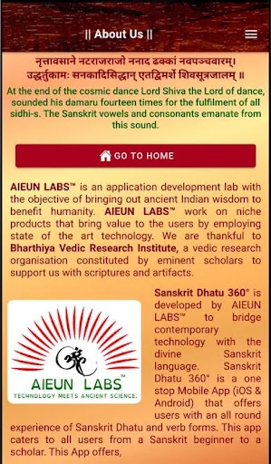 Sanskrit Dhatu 360°