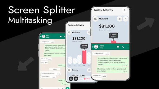 Screen Splitter Multitasking