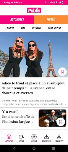 Public : Actu People screenshot 1