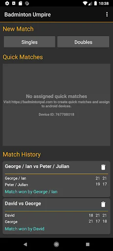 Badminton Umpire Pro